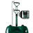 Rolling Garden Cart with Extendable Steering Handle Swivel Seat & Basket - Green-98404311