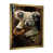 Gold Single Picture Frameed Canvas