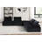 Black Velvet Sectional And Coil Springs
