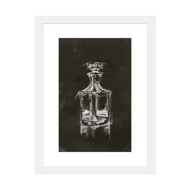 « Crystal Bar II » par Ethan Harper, reproduction d’art, H 32 po x l 24 po x P 1 po, Papier encadré blanc, Blanc