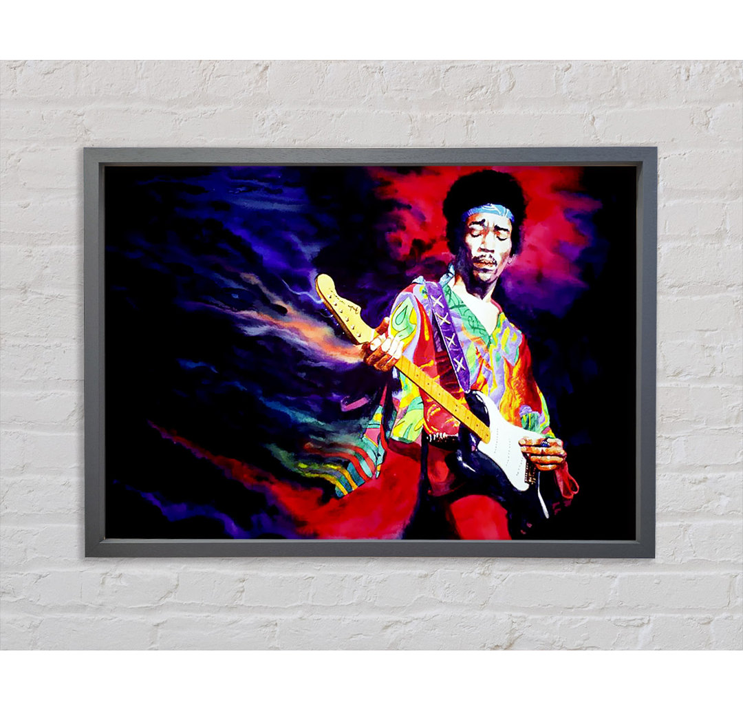 Jimi Hendrix Lightning Fast - Druck