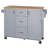 Kitchen Cart With Functional Design, Blue, Optimize Your Space Extra Shelves, Increase Storage Capacity-1350513445-1350513444
