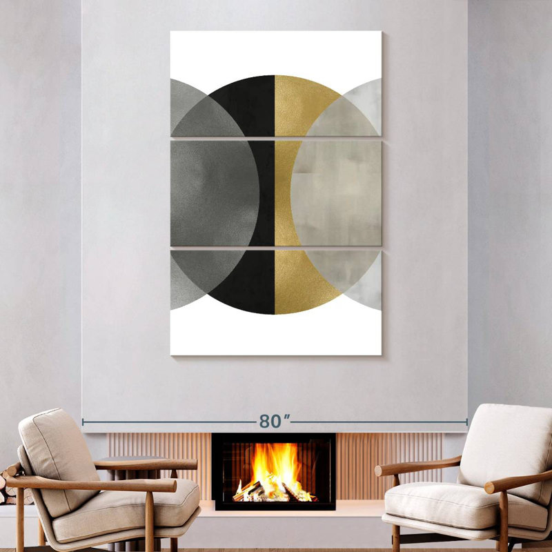 Avery Arc Intersect I, 74" H x 48" W