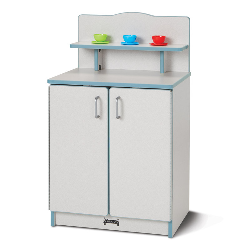 Rainbow Accents® Culinary Creations Kitchen Cupboard, Gray/Coastal Blue