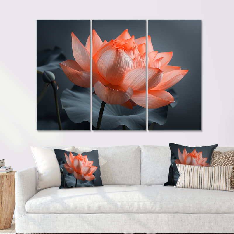 Ensemble de salon Gerken - Lotus, H 32 po x l 48 po x P 1 po