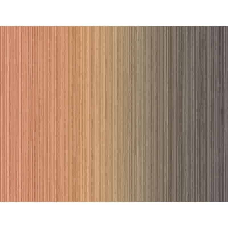 Rouleau de papier peint lisse L 27 pi x l 27 po Shade Stripes, Brun/rouge
