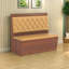 Banc rembourré en similicuir Light Luxury-101656049