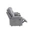 Canapé inclinable électrique en chenille de 75,6 po de large avec console de rangement centrale