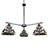Annarosa 3 - Light Glass Dimmable Tiered Chandelier