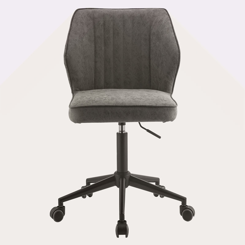 Chaise de bureau rétro et sans accoudoirs
