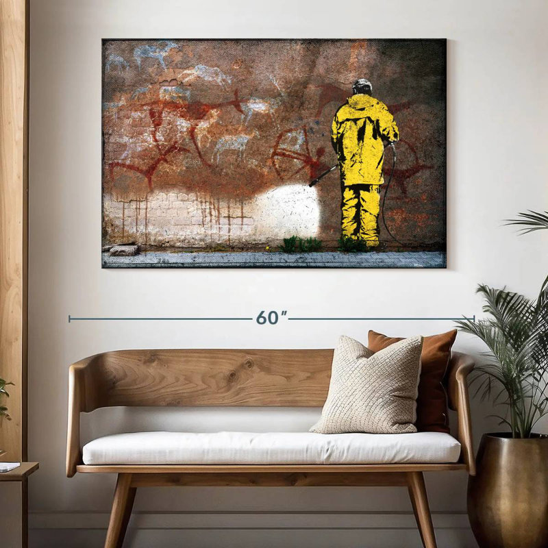 Leisha Street Cleaner, 34" H x 51" W
