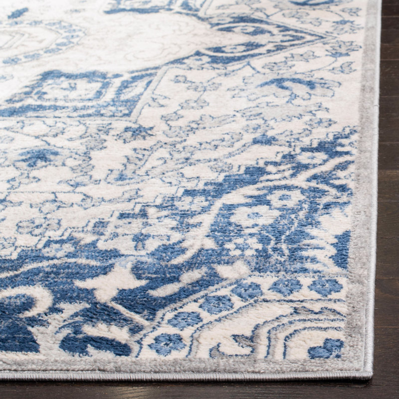 Appley Performance Oriental Rug, Square 6'7"