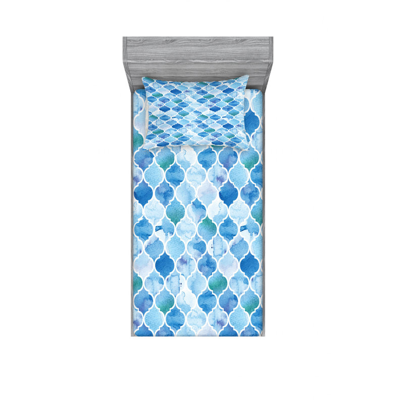 Microfiber Sheet Set, Twin Sheet Set with 1 Pillowcase