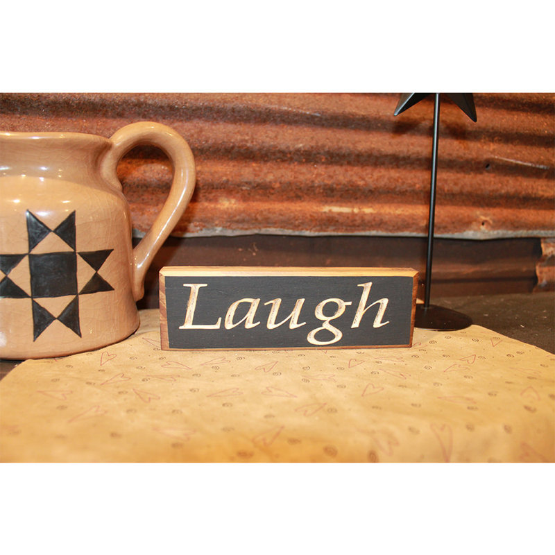 Hosley Text & Numbers Letter Block, Black