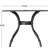Rust- 37" Square Patio Table - Aluminium, Lightweight, Copper Flicker Aluminium For Outdoor Recreation , Rust-,