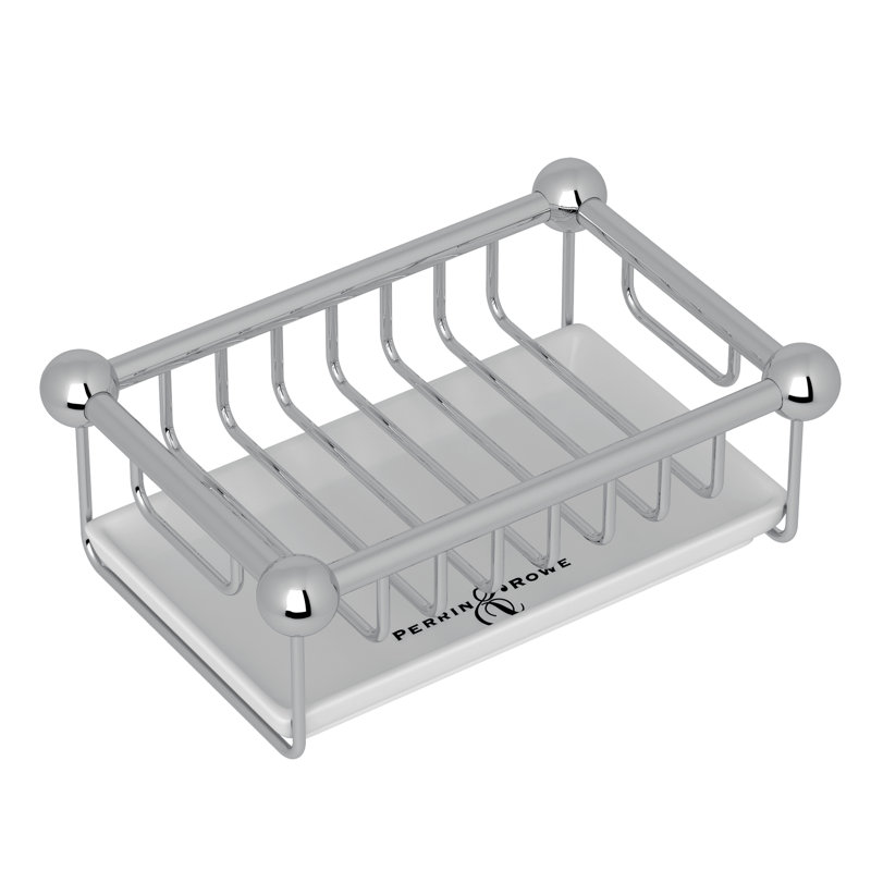 Soap Basket, Polished Chrome