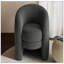 Chaise courbée avec accoudoirs et chaise rembourrée-1226146696