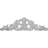 Legacy 8.875'' H x 32.25'' W x 1.625'' D Urethane Center Onlay