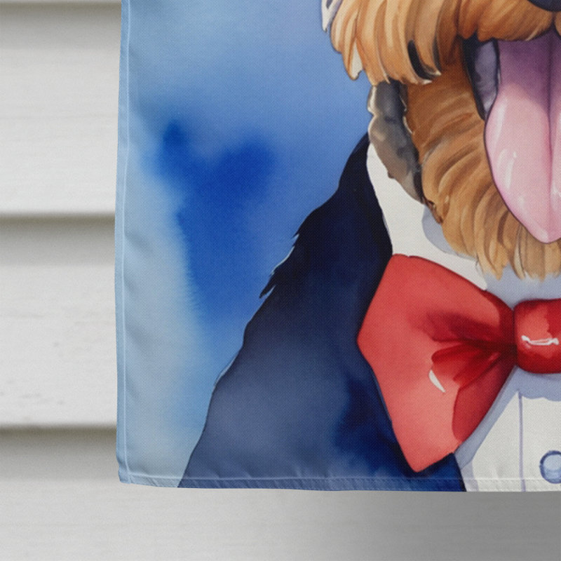 Drapeau patriotique de la maison américaine, Terrier brun