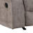 Cem Manual Reclining Chair, Pillow Tufted, Mocha Gray Chenille