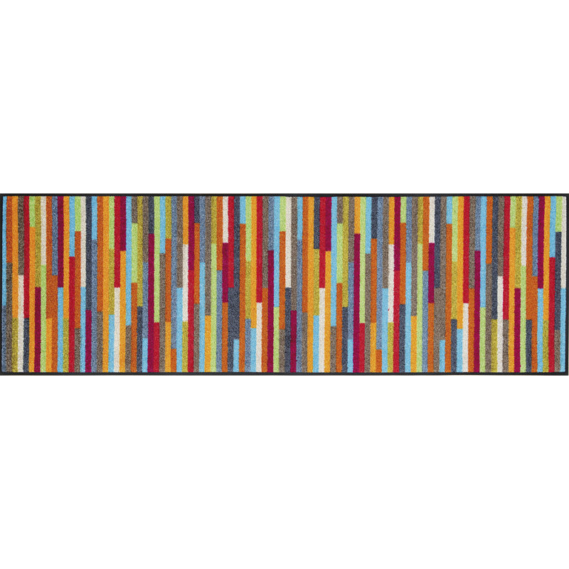 Mikado Non-Slip Doormat, Multicoloured, Rectangle 75 x 190 cm