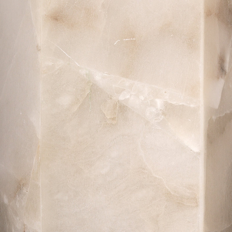 Plafonnier encastré hexagonal 1 lumière Susannah, Blanc