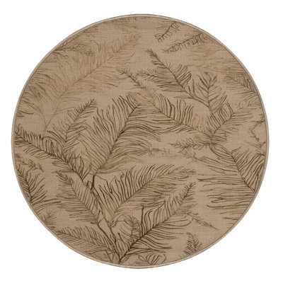Tapis brun lavable à la machine
