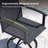 6-Person Patio Swivel Dining Set with 50" Dining Table and PVC-coated polyester Swivel Dining Chairs-508240749