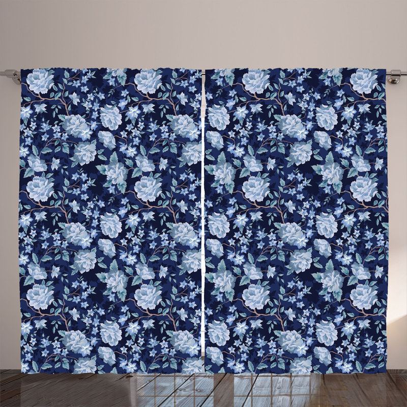 Semi Sheer Curtain Pair