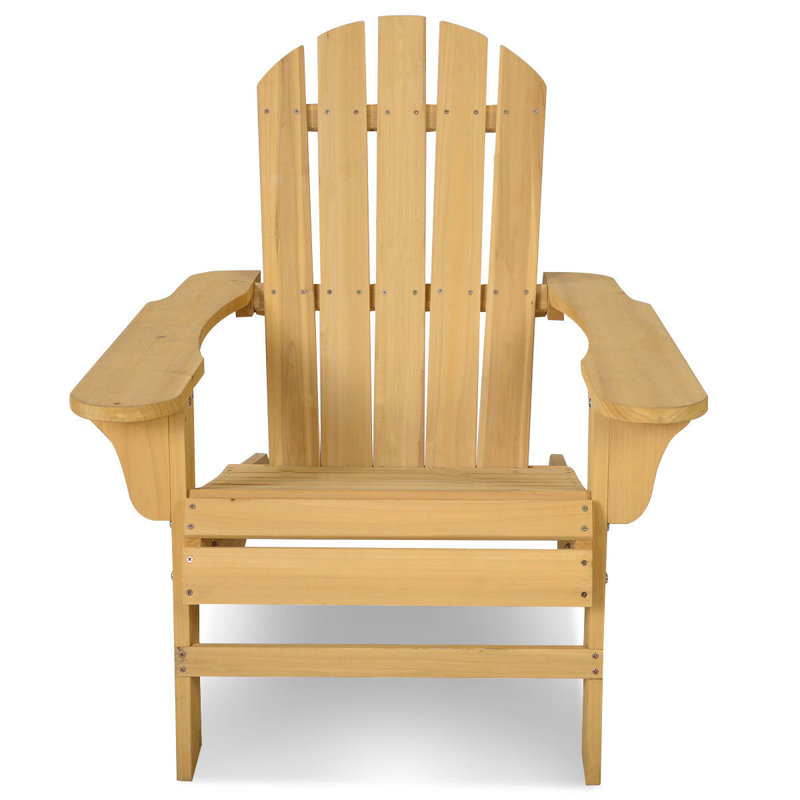 Dobbs Fir Solid Wood Outdoor Lounge Chair