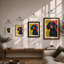 Dachshund Pop Art - Framed Print-679082649-679082647