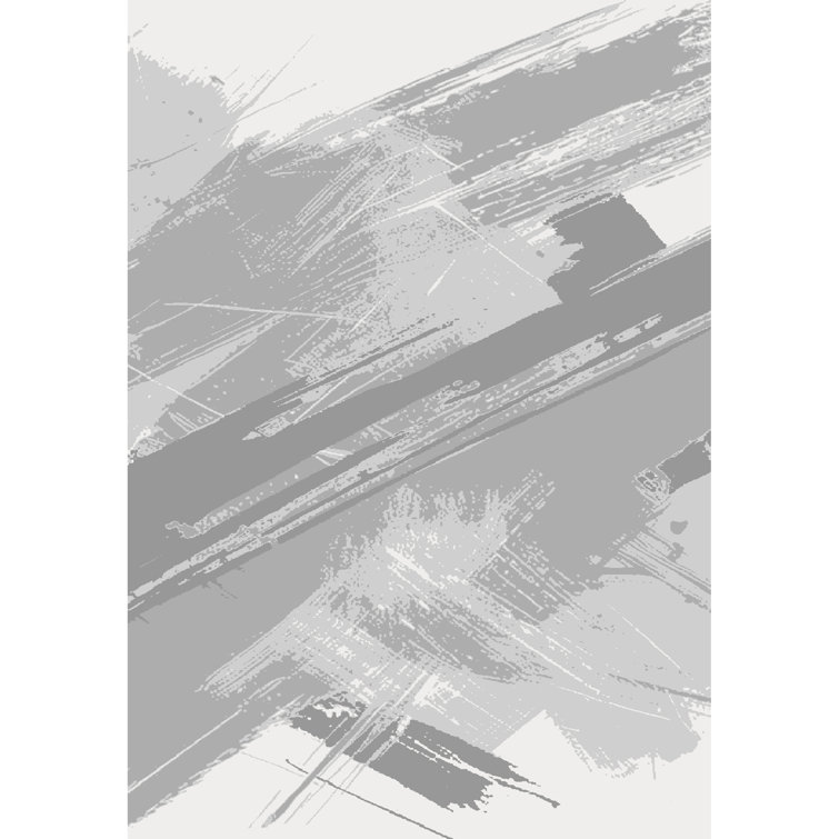 Galaxy Series Abrstract Black/Gray/Ivory/Beige Area Rug