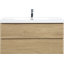 Meuble-lavabo de salle de bain flottant avec lavabo Atticus
