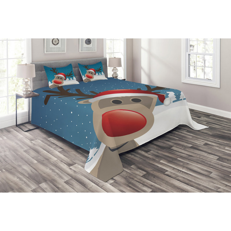 Coverlet, King Bedspread + 2 Shams