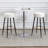 Boatwright Upholstered Counter Stool with Metal Frame