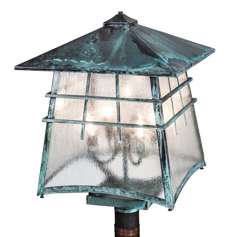 Rustic Lodge Seeded Lantern Head
