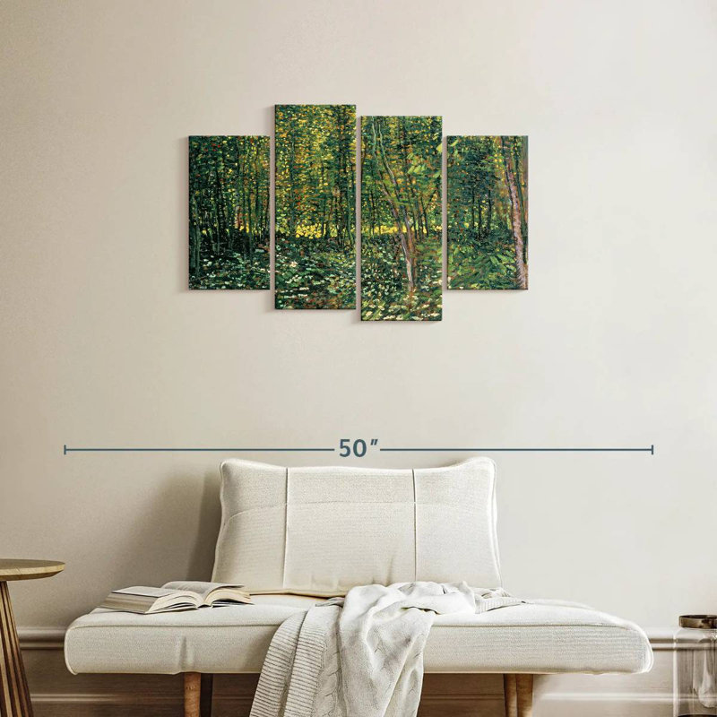 Alvord, arbres et sous-bois, H 22 po x l 36 po