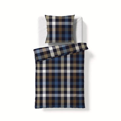 Lech Cotton Flannel Duvet Cover Set Set