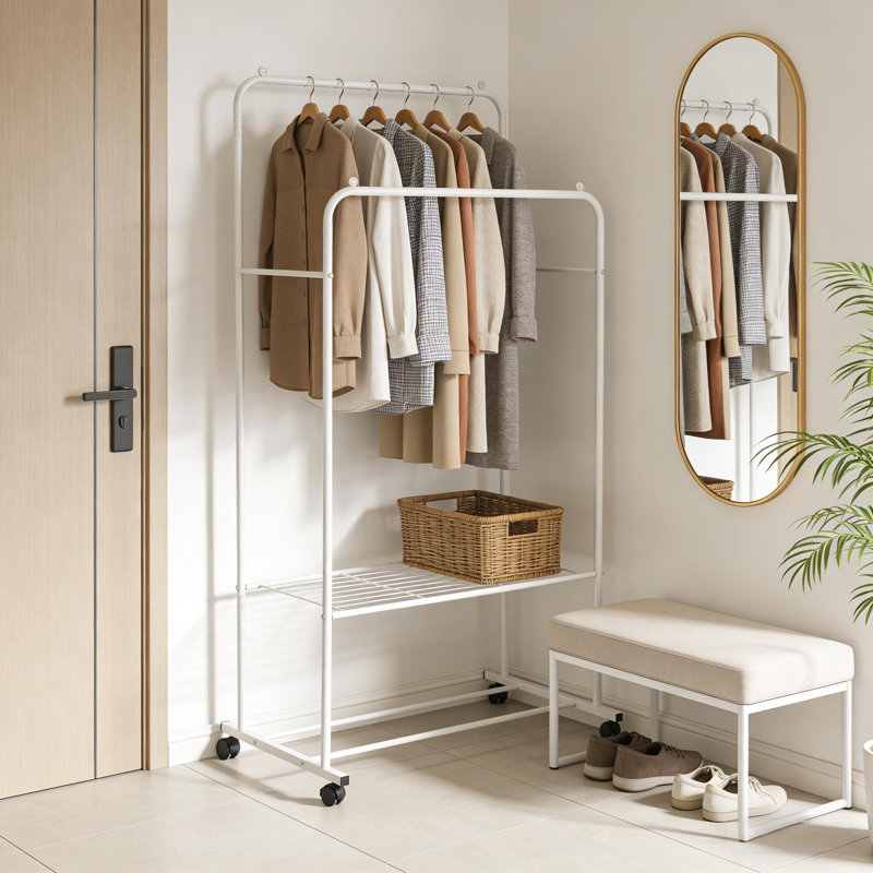 Portemanteaux pour vêtements, Blanc