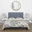 Ensemble de housse de couette Indigold Grey Peony II - Microfibre polyester-38757572