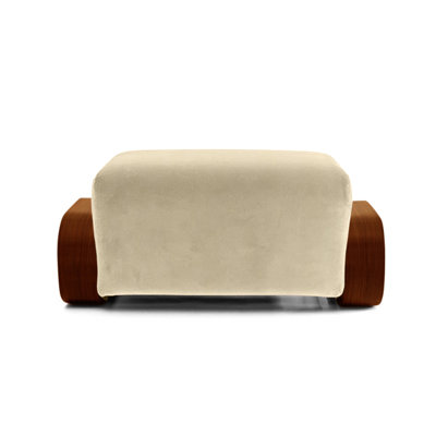 Cayenne Velvet Ottoman