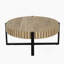 Table basse ronde, table basse cylindrique Handcraft