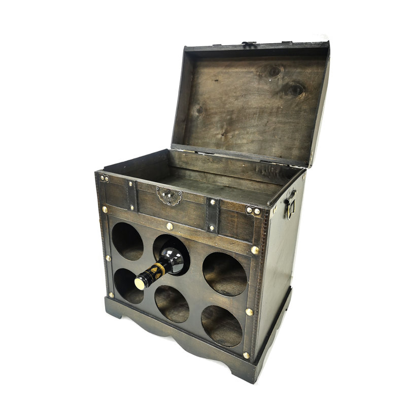 Kastner Tabletop Wine Bottle Rack in Brown