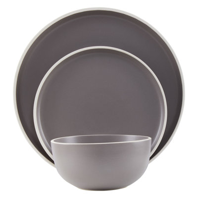 Jontre Stoneware Dinnerware Set 12 Piece - Service for 4