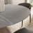 Round Pedestal Dining Table Set 4/6/8 Seats Dark Walnut & Gray Set-1086141429-1086141431