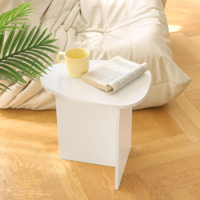 Petite table de bout blanche blanche