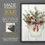 «Christmas Holiday Art», reproduction encadrée Lxxv - bois massif-355220133-355220134