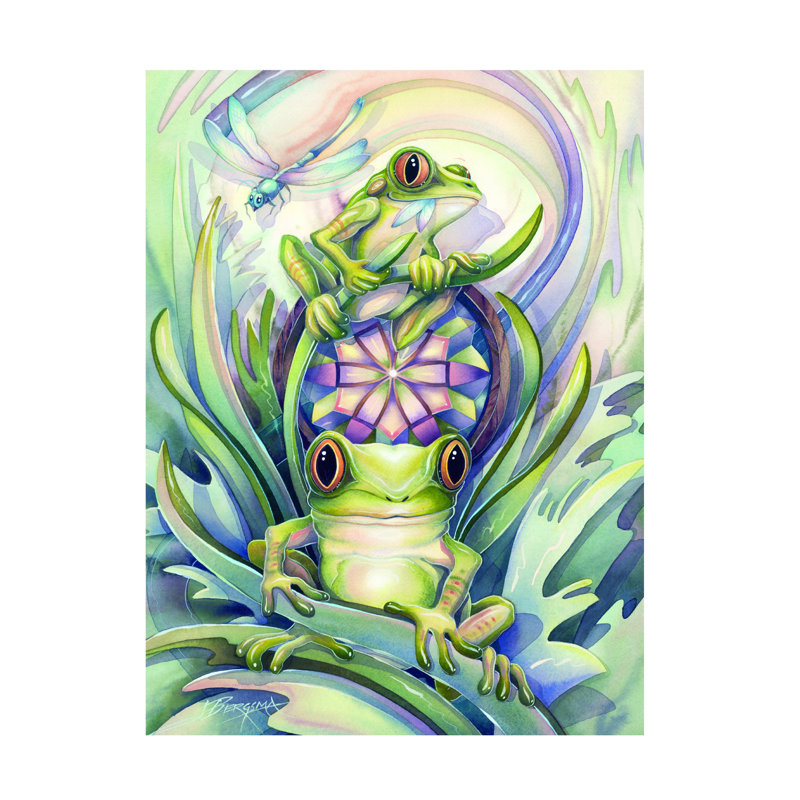 Art mural sur toile tendue - Jody Bergsma «Dont Wayez Be Hoppy», art mural pour salon, chambre à coucher ou bureau - 35 x 47
