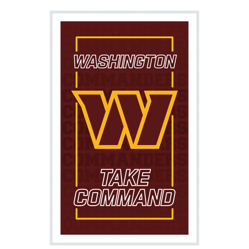 Enseigne murale NFL NeoLite, Commanders de Washington