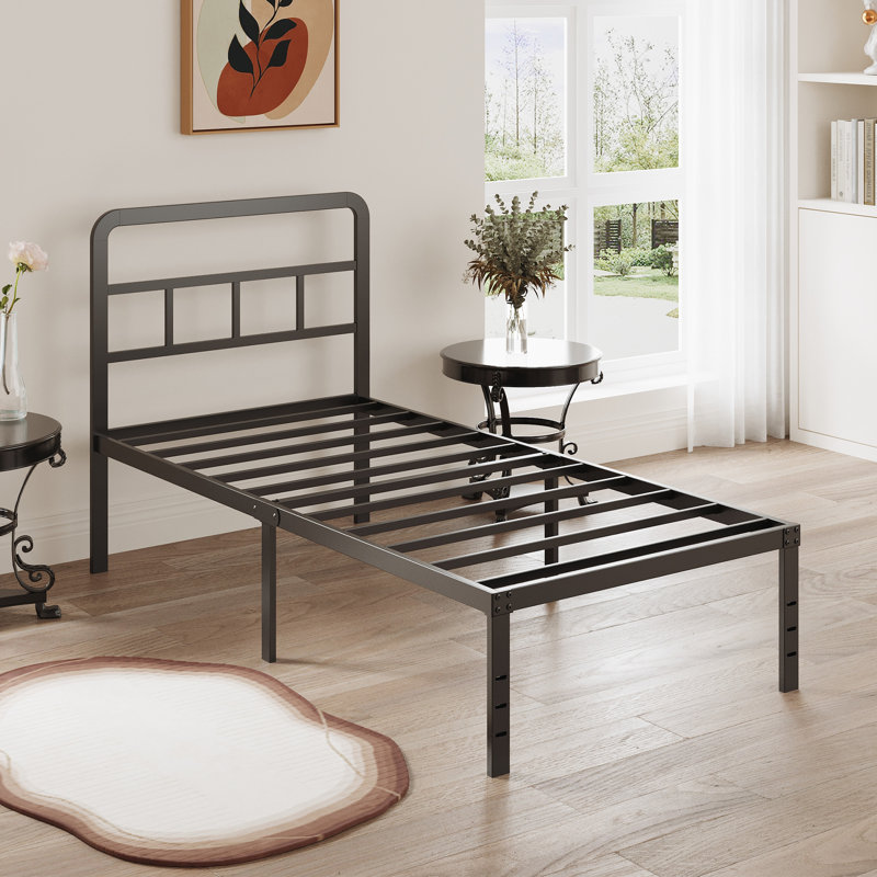 Base de lit plateforme 16 pouces, Lit simple